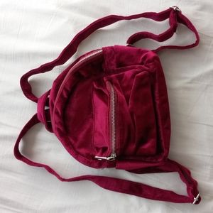 Small Velvet Backpack